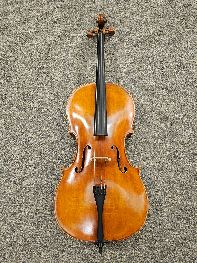 D Z Strad Cello - Model 500 - Light Antiquing Cello Outfit Handmade by Prize Winning Luthiers (4/4 Size))