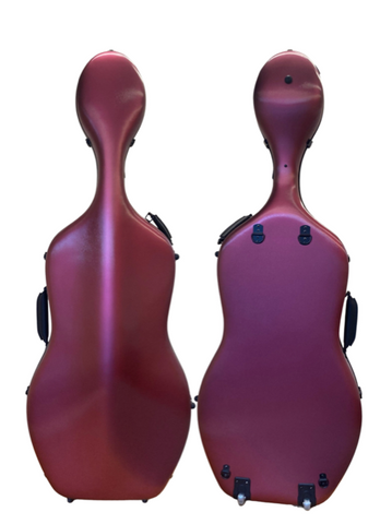 D Z Strad Scratch Resistant Cello Case - Wine