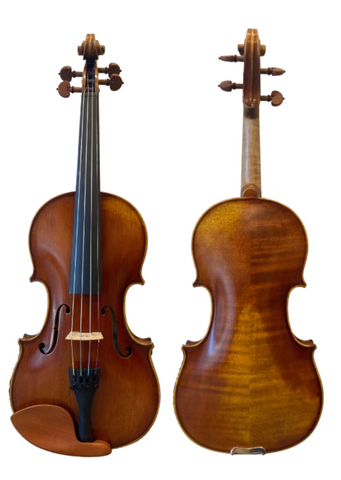 D Z Strad Violin - Model 300 - Light Antique Finish with Dominant Strings Kreisler Copy