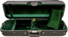 (1/2 Size) Bobelock Wood Oblong Velvet Violin Case - Different Colors Available