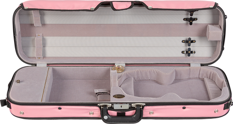 (4/4 Size) Bobelock Puffy Economy Bonded Velvet Violin Case  (Different Colors Available)