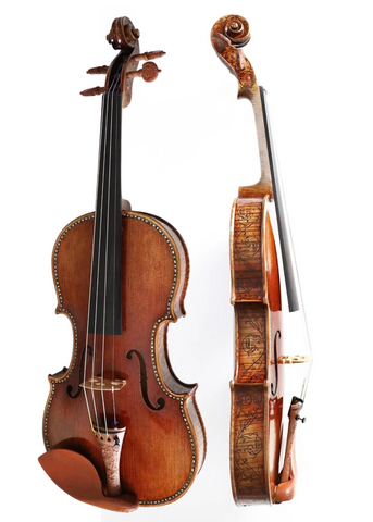 D Z Strad Violin - Model 505F - 'Hellier' Stradivarius Advanced Masterpiece Copy - Full Size (4/4)