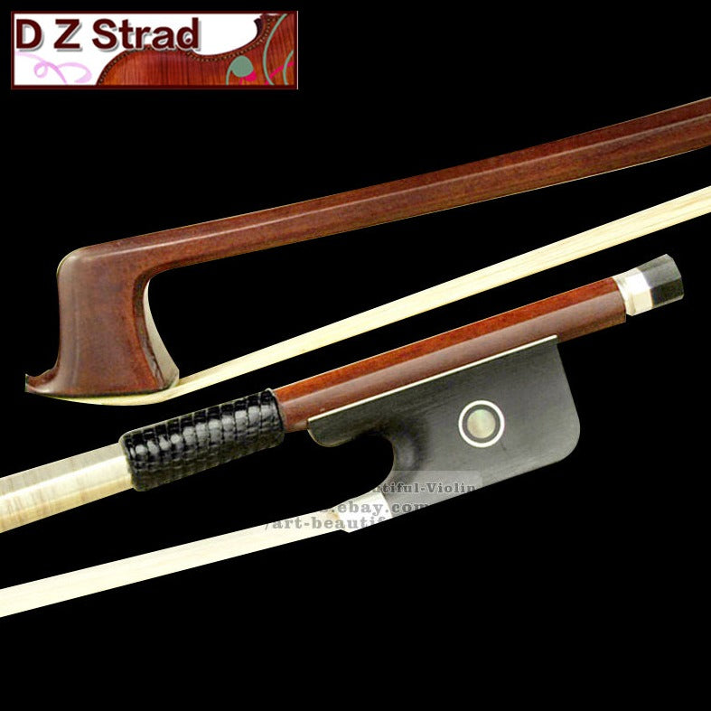 D Z Strad Cello Bow- Pernambuco with Ebony Frog for Advanced Player