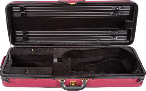 Superlight Oblong Viola Case - Burgundy