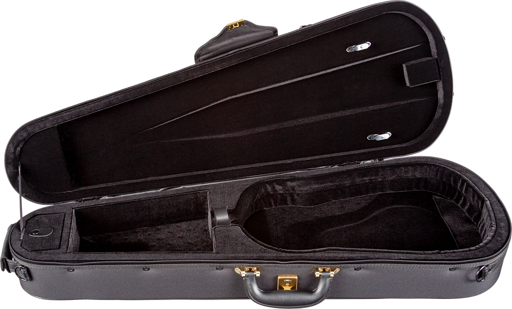 Superlight Shaped Viola Case - Black