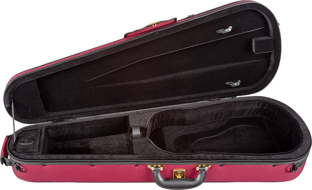Superlight Shaped Viola Case - Burgundy