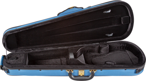 Superlight Shaped Violin Case - 4/4 - Steel Blue