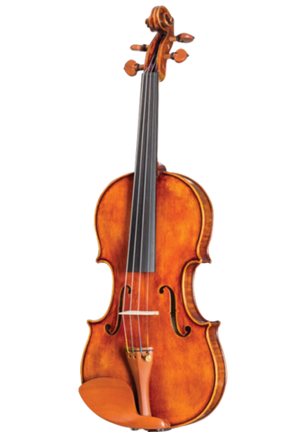 D Z Strad Violin - Model 500 - Light Antique Finish Violin Outfit