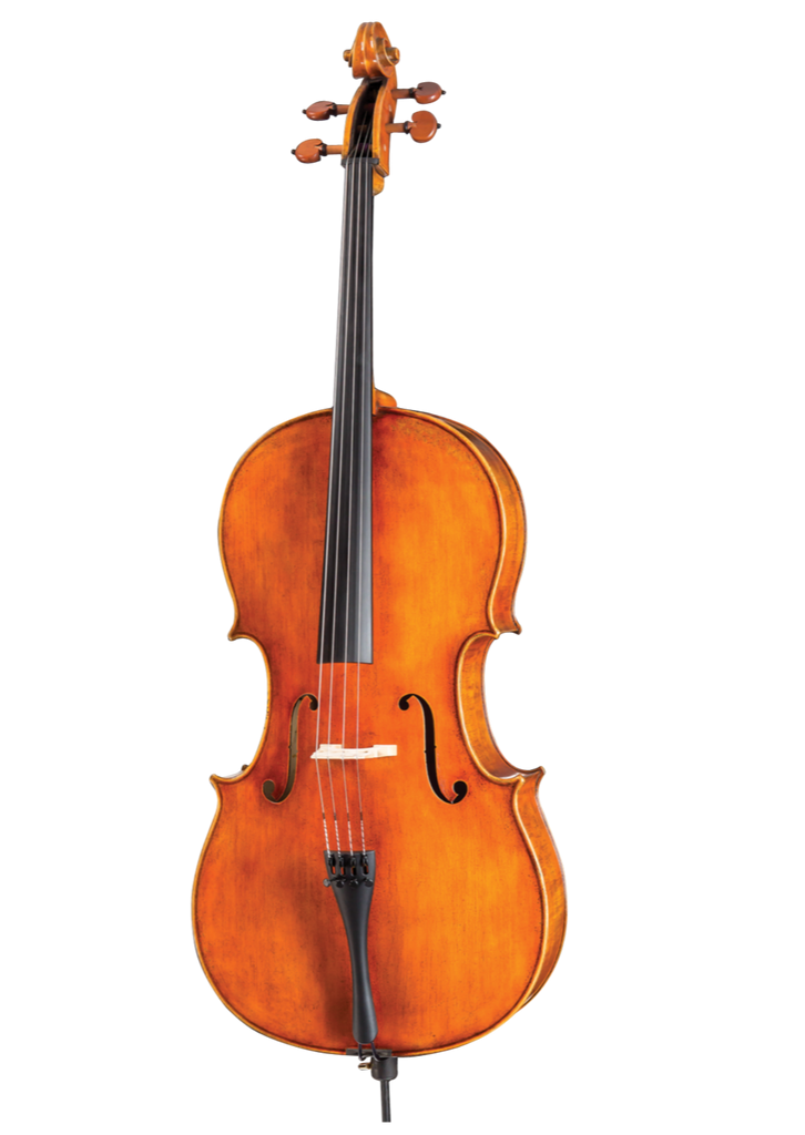 D Z Strad Cello - Model 500 - Light Antiquing Cello Outfit Handmade by Prize Winning Luthiers (1/2-4/4)
