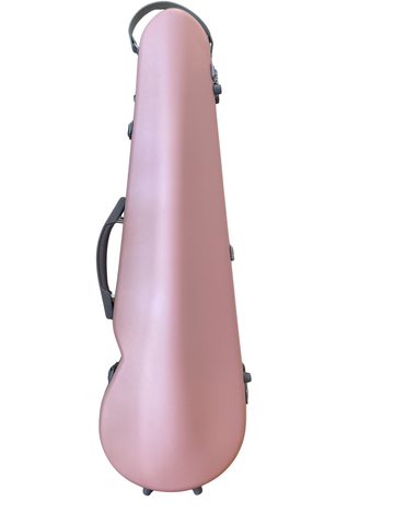 D Z Strad Contoured Violin Case (4/4 Size) - Shell Pink