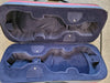 Double Violin Cases - Black/Red & Red/Blue (4/4 Size)