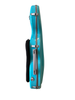 D Z Strad Cello Shaped Violin Case (4/4 Size) - Aqua