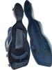 D Z Strad Cello Shaped Violin Case (4/4 Size) - Aqua