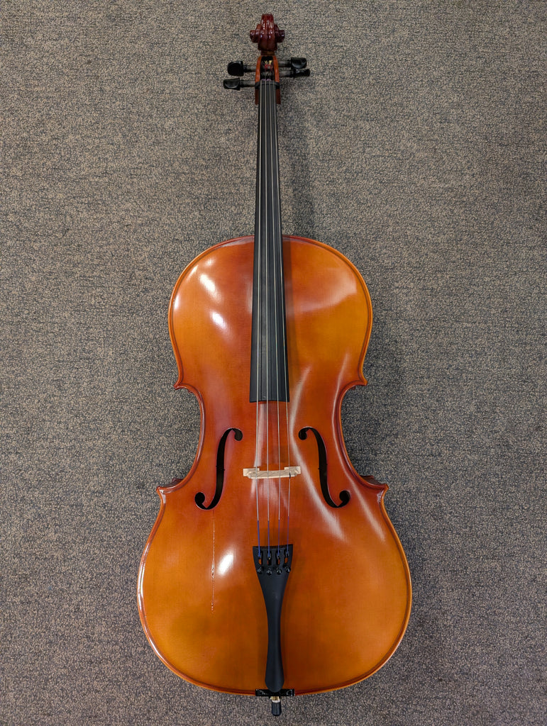D Z Strad Cello - Model 101 - Cello Outfit (New - Shipping Crack) (4/4 Size)