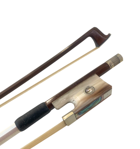 D Z Strad Violin Bow - Model 506 - Brazilwood with Ox Horn Parisian Eye Frog