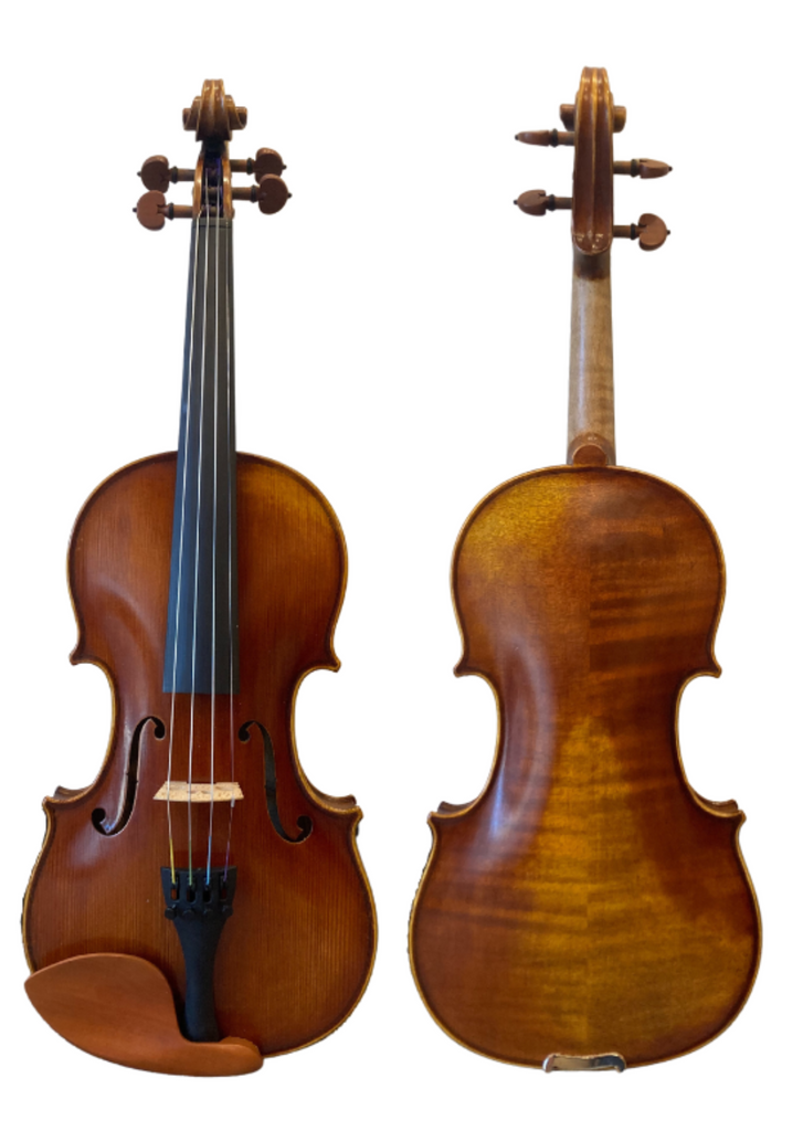 D Z Strad Violin - Model 300 - Light Antique Finish with Dominant Strings