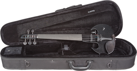 Wood Violins Stingray Outfit - Black (5-String) Electric Violin