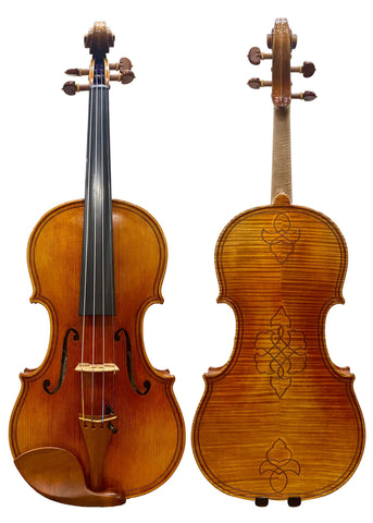 Fnu Kjung's D Z Strad Violin- “Adam”, Gasparo da Salo 1590 Copy - Full Size (4/4) Violin Outfit