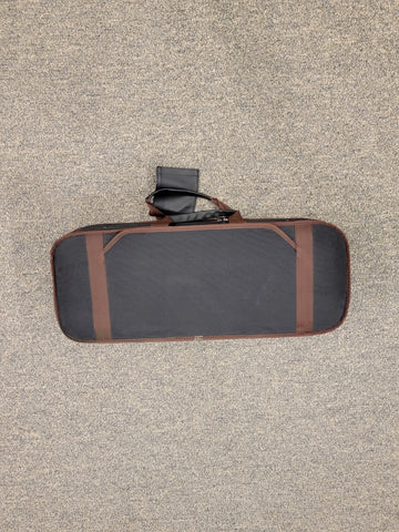 D Z Strad Double Violin Case - Black/Red (4/4 Size)
