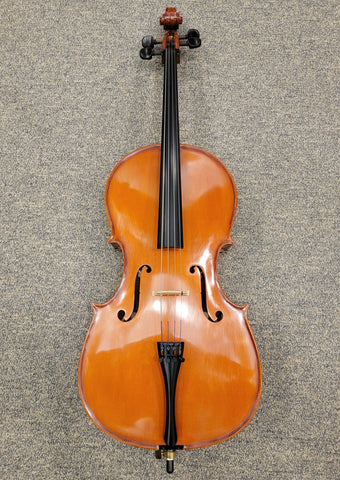 D Z Strad Student Cello Model 101 w/ Bag & Bow (1/2 Size)