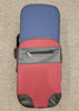 D Z Strad Double Violin Case (Red/Blue) (4/4 Size)