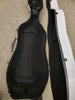 D Z Strad Carbon Fiber Cello Case White with Wheels (4/4 Size)
