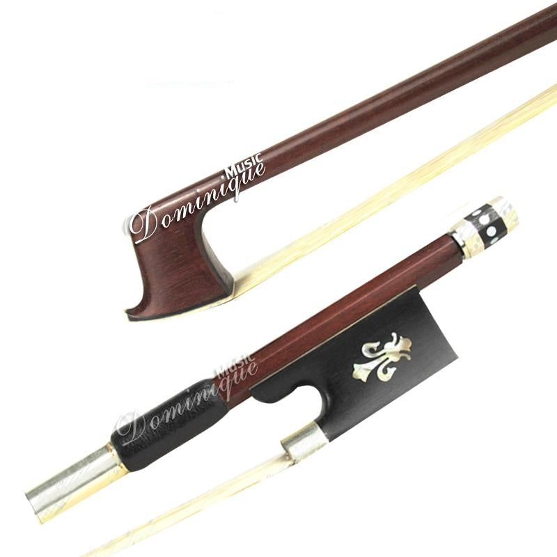 D Z Strad Violin Bow - Model 202 - Brazilwood Bow with Ebony Fleur-de-Lis Frog