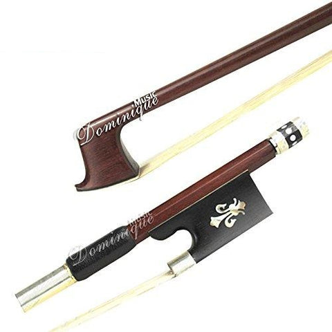 D Z Strad Violin Bow - Model 410 - Brazilwood with Ebony Fleur-de-Lis Frog