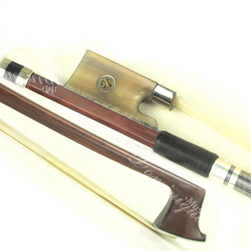 D Z Strad Violin Bow - Model 506 - Brazilwood with Ox Horn Parisian Eye Frog