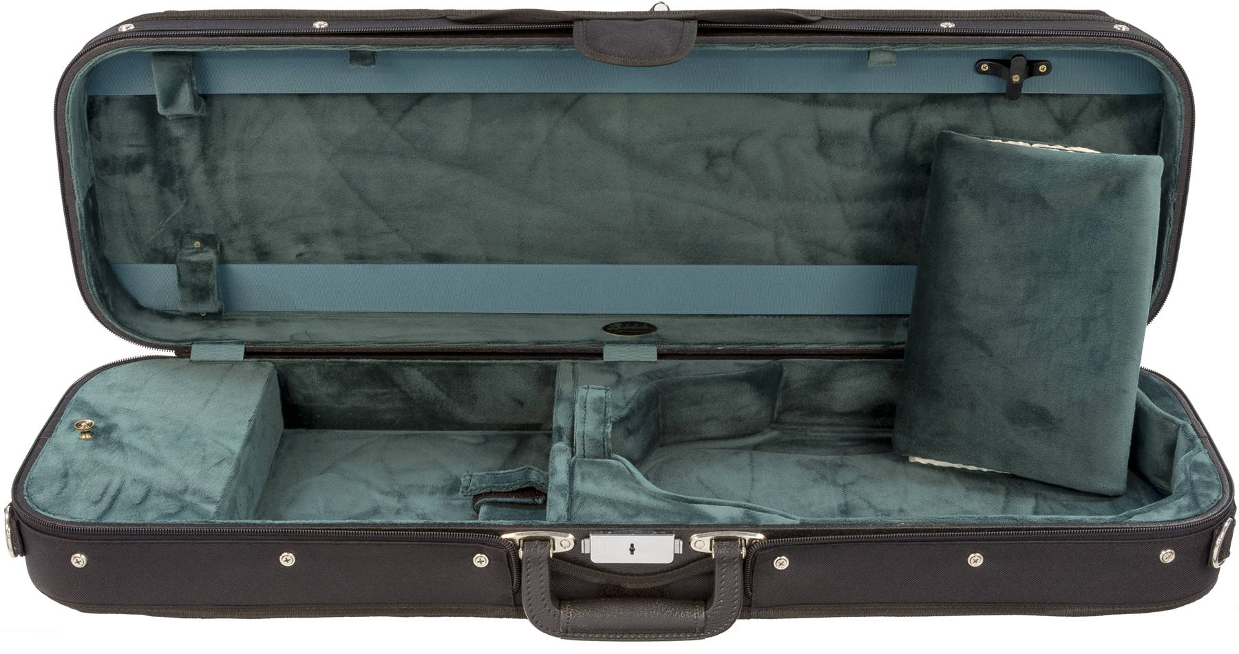 (1/16 Size) Bobelock Wood Oblong Velour Violin Case - Different Colors Available