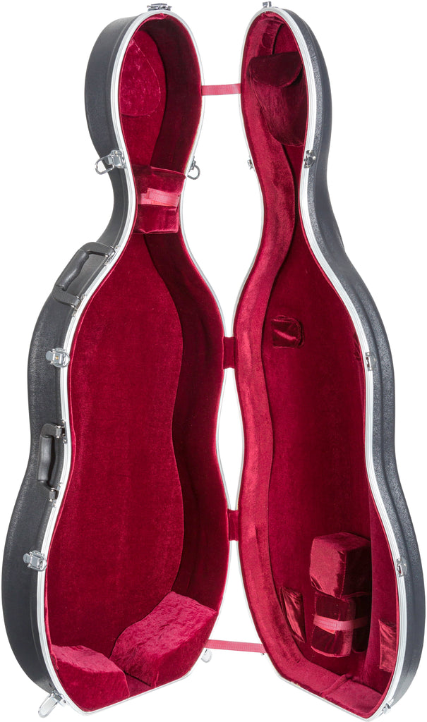 Core Thermoplastic Cello Case with Wheels (Three Sizes Available)