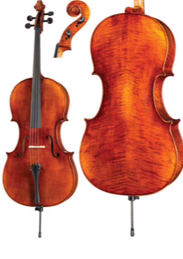 D Z Strad Cello - Model 300 - Cello Outfit w/ Case & Bow