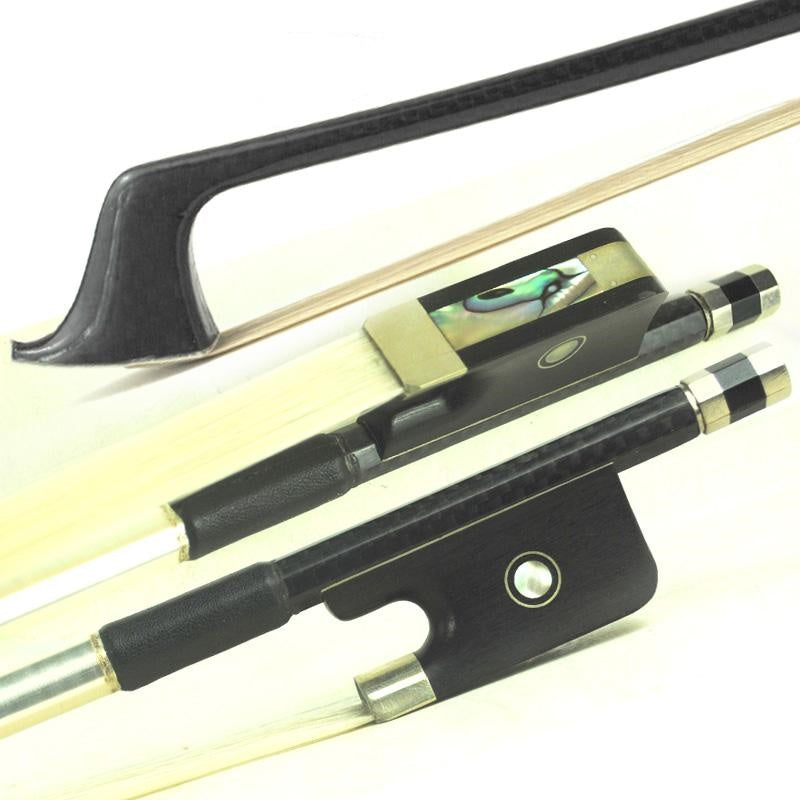 D Z Strad- Model 623- Carbon Fiber French Style Double Bass Bow (3/4)