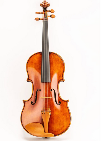 D Z Strad Violin - Model 300 - Light Antique Finish with Dominant Strings