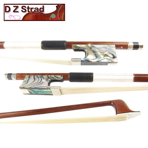 D Z Strad Violin Bow- Model 701-  Pernambuco with Abalone Frog (Full Size 4/4)