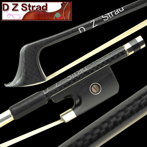 D Z Strad- Model 715- Carbon Fiber French Style Double Bass Bow (3/4)